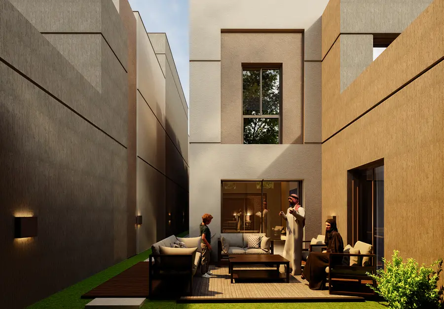 Villa Tip B · Bahçe