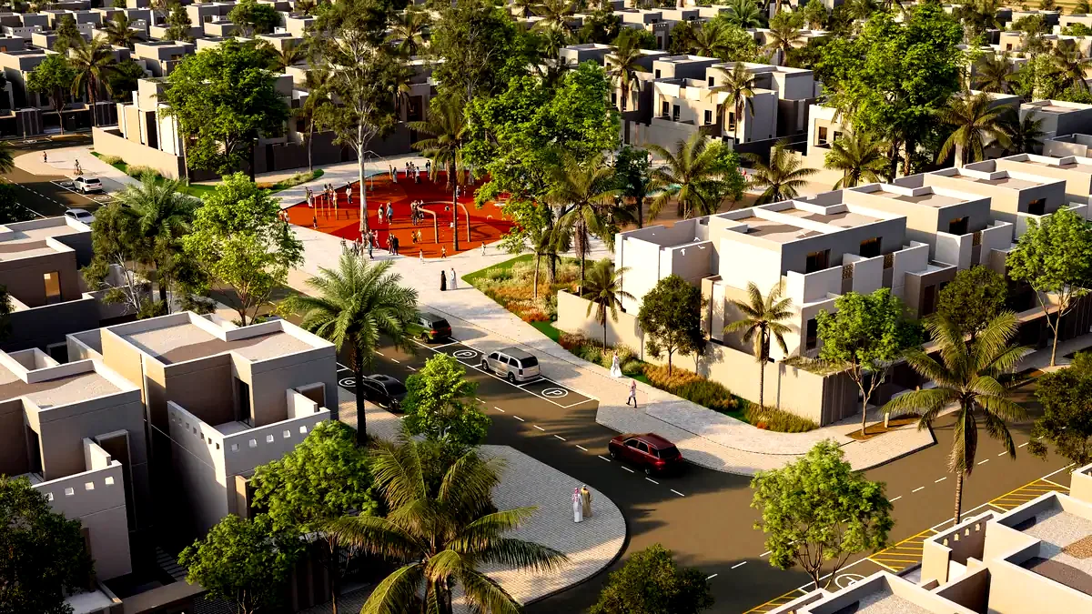 Settlement organised at neighbourhood scale