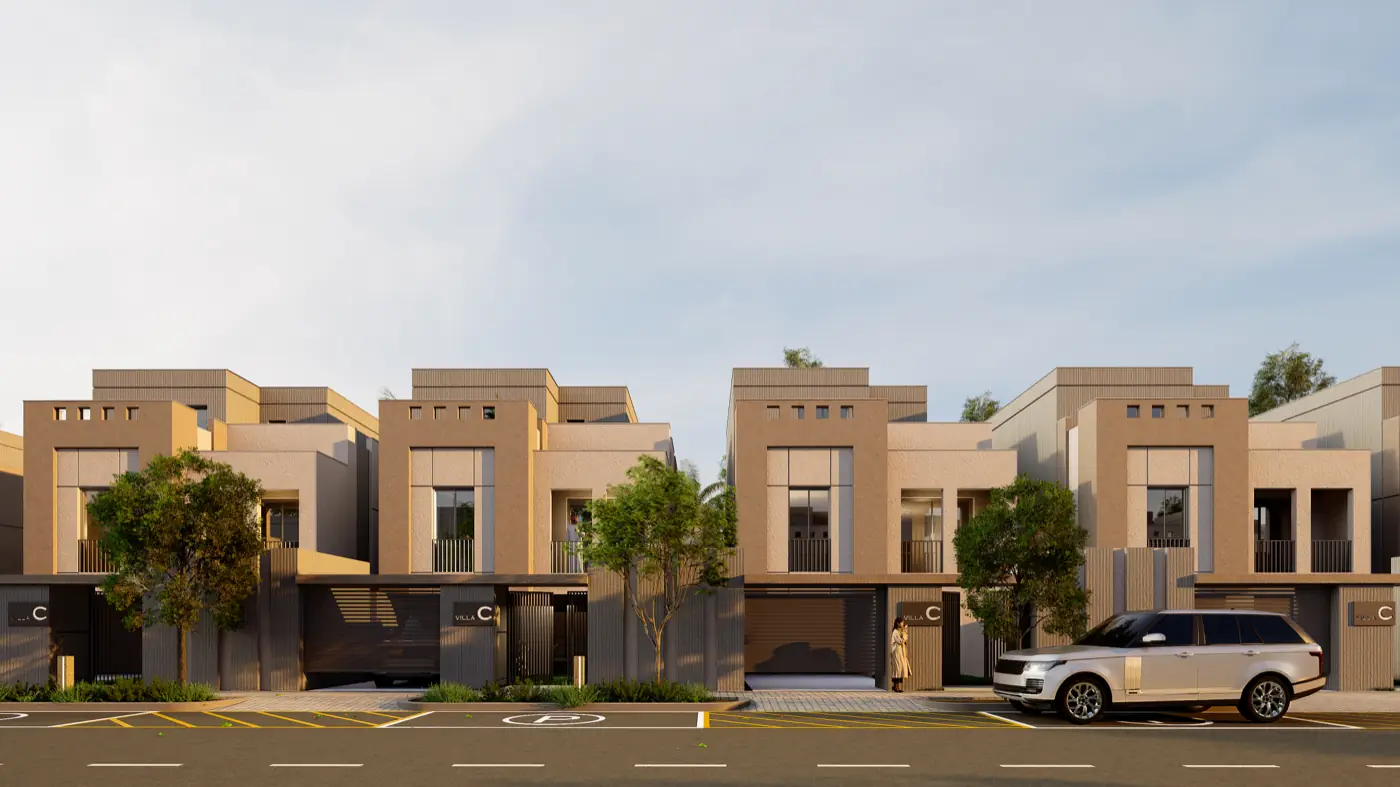 Villa C — Sokak · geniş açı