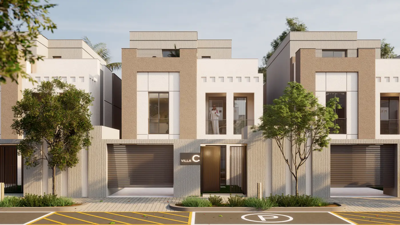 Villa C — Giriş cephesi