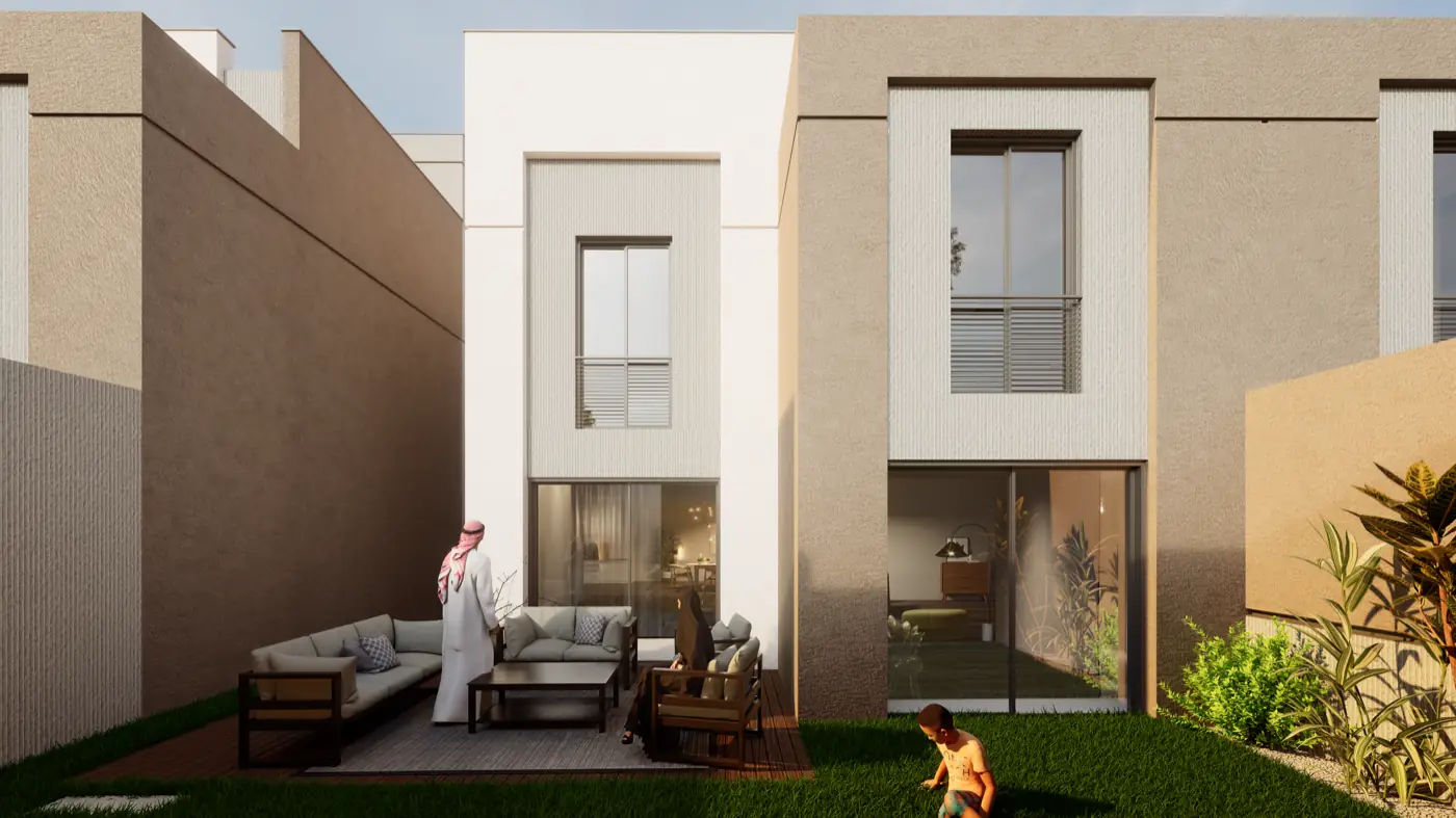 Villa C — Bahçe terası
